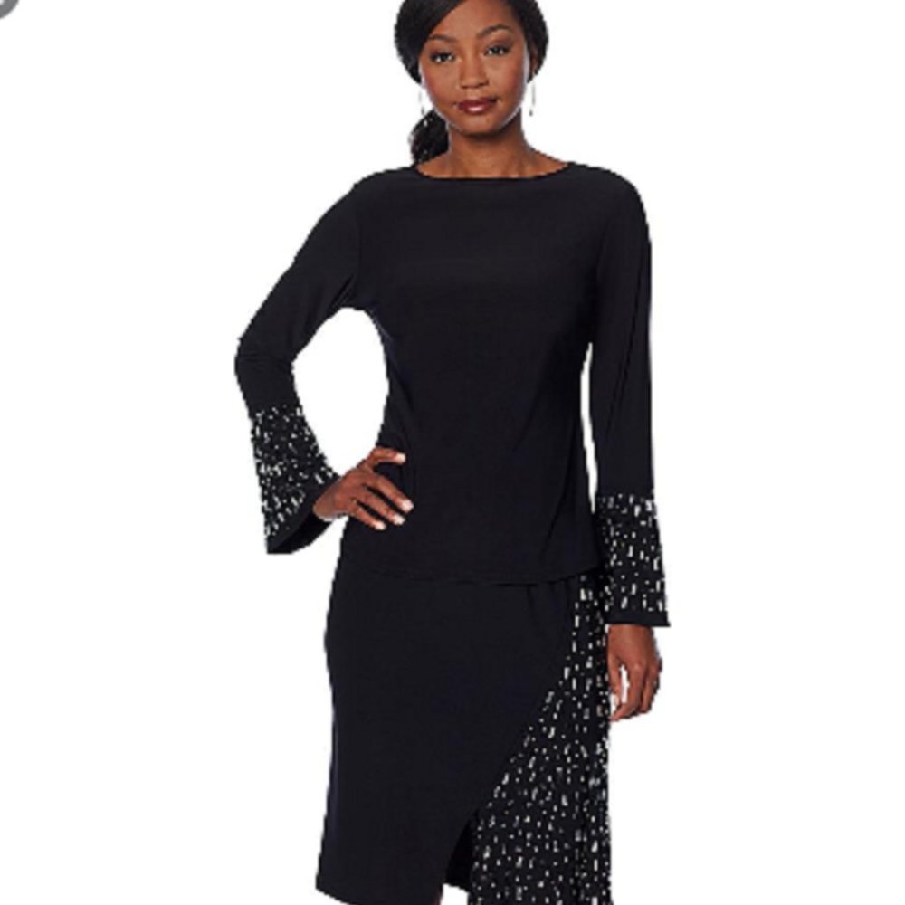 Antthony Crystal Top & Skirts Sets Outfits 1X NWT
